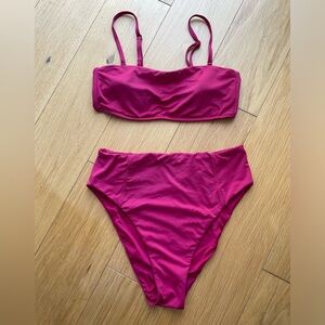 Andie 🩷💜 bandeau bikini top & high rise cheeky bottom (plus extra bottom!)